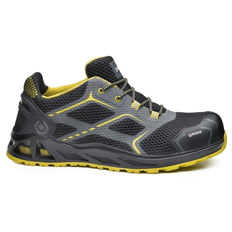 Chaussures de sécurité respirantes K-SPEED Base Protection S1PS ESD HRO SR gris noir jaune