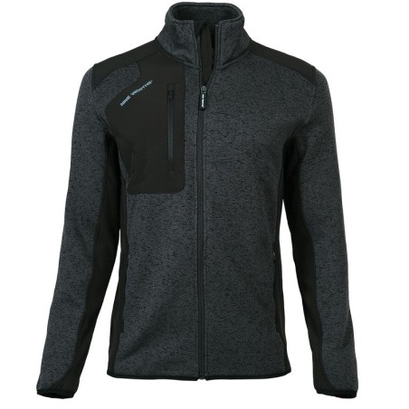 Gilet de travail polaire zippé North Ways Arsenal anthracite vue face