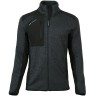 Gilet de travail polaire zippé North Ways Arsenal anthracite vue face