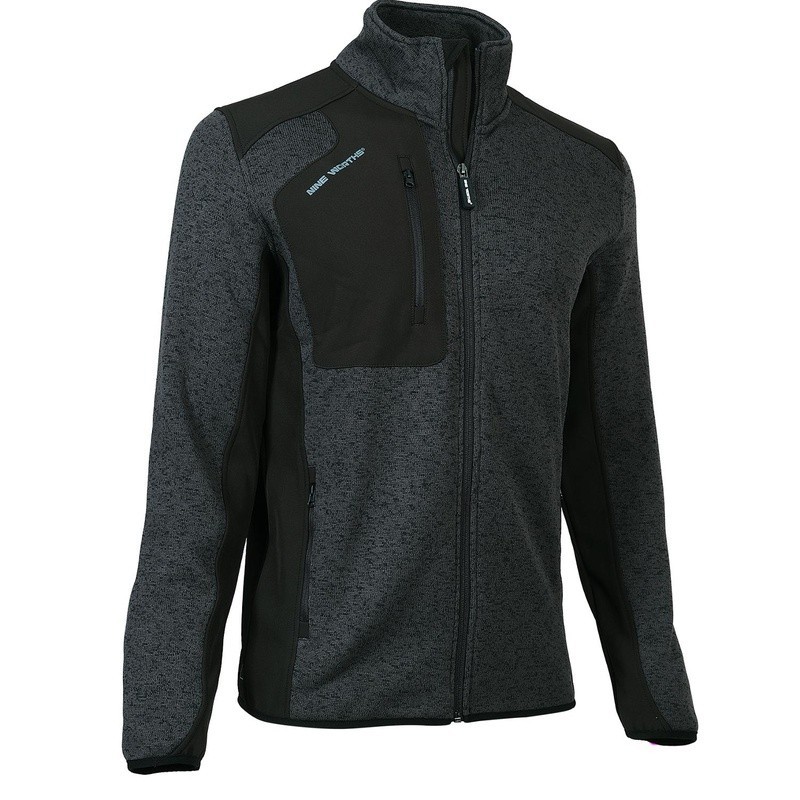 Gilet de travail North Ways Arsenal anthracite vue trois quarts