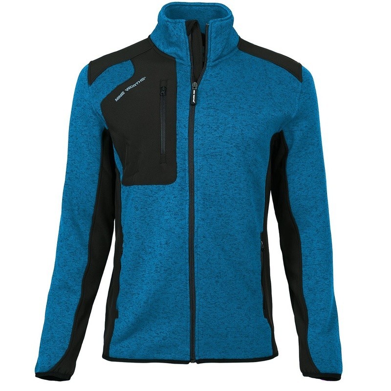 Gilet de travail polaire North Ways Arsenal bleu vue face