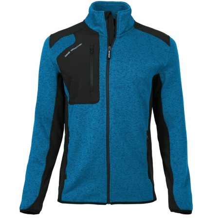 Gilet de travail polaire North Ways Arsenal bleu vue face