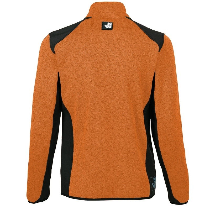 Gilet de travail North Ways Arsenal orange vue dos