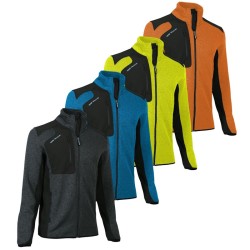Gilet de travail polaire zippé North Ways Arsenal 300 g/m² avec poche poitrine renforcée
