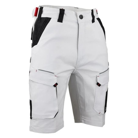 Bermuda de travail stretch multipoches LMA LAVIS 6173 vue de face