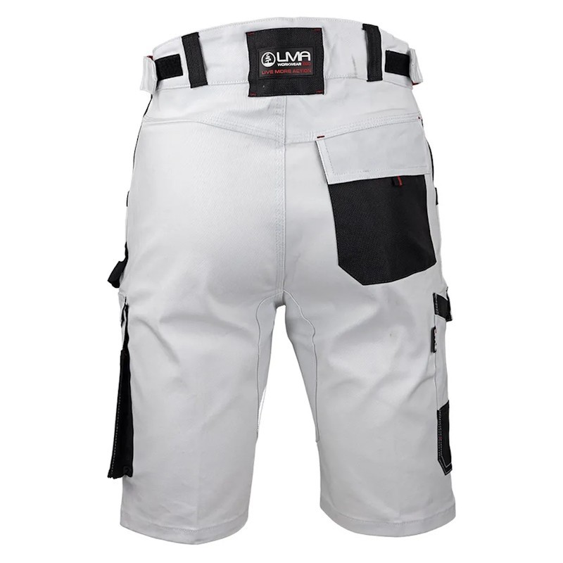 Bermuda de travail stretch LMA LAVIS 6173 vue arrière