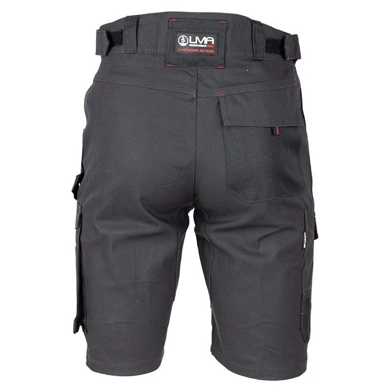 Bermuda de travail stretch LMA PALEO 6165 vue arrière