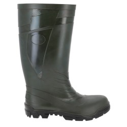Botte PVC amagnétique verte doublée viscose