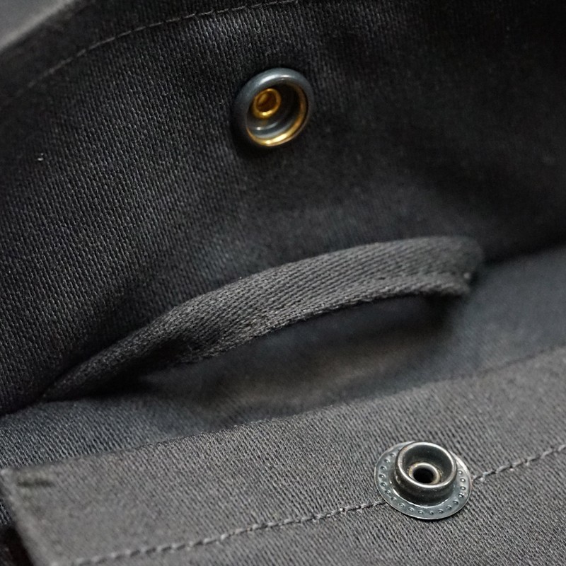 Veste multirisques VADONG SINGER détail bouton pression