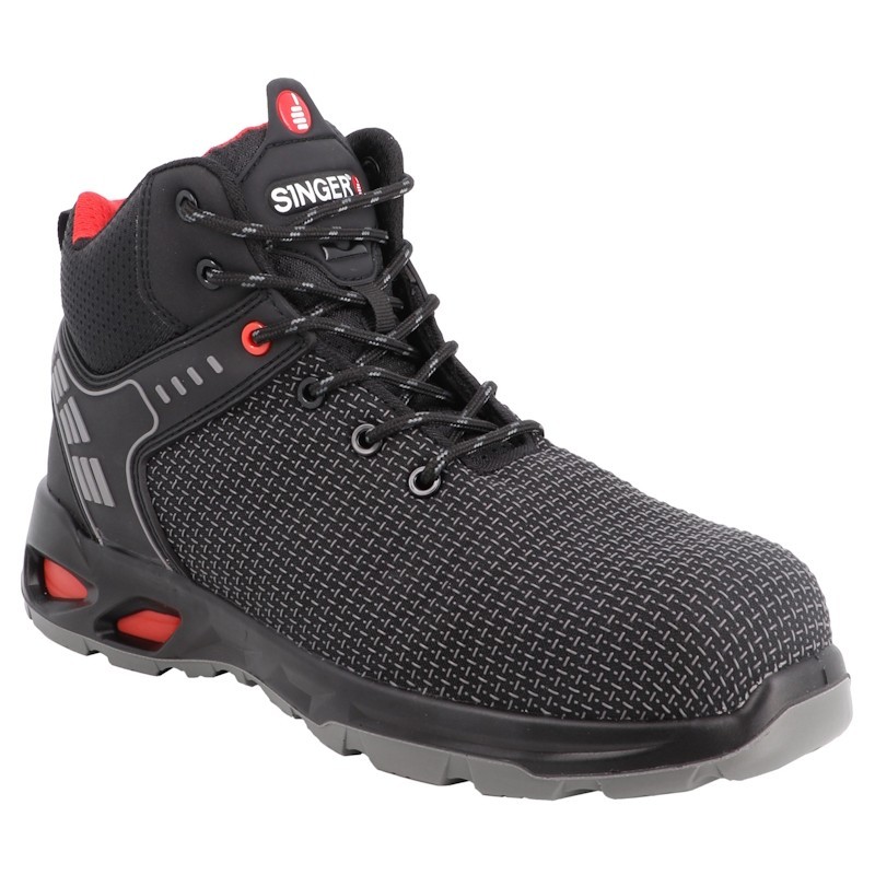 Chaussure de sécurité montante ARMADA SINGER S3S tissage renforcé