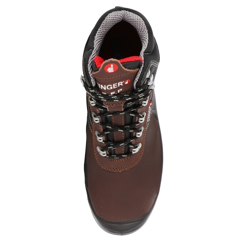 Chaussure de sécurité montante ASTRO SINGER S3L vue de dessus