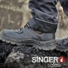 Chaussure de sécurité LAURO SINGER cuir hydrofuge pour travaux publics
