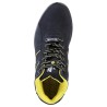 Chaussure de sécurité montante TYSON noir et jaune vue du dessus