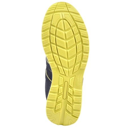 Semelle extérieure antidérapante jaune de chaussure de sécurité TYSON