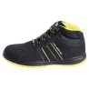Chaussure de sécurité cuir nubuck S3 SRC ESD TYSON noir et jaune