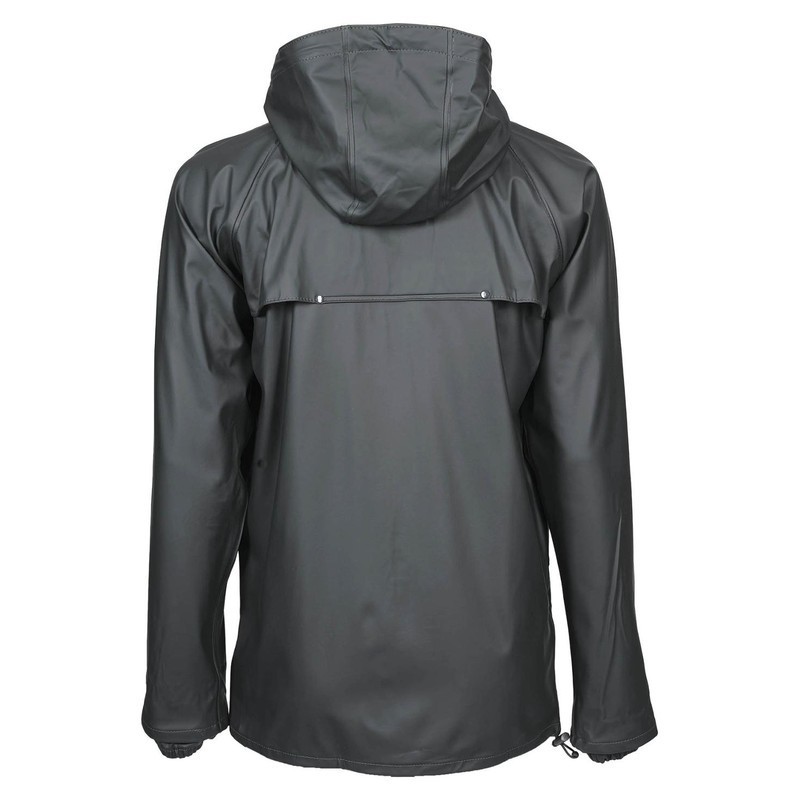 Veste de pluie de travail TUNA Nine Worths vert kaki vue de dos