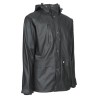 Veste de pluie imperméable TUNA Nine Worths vert kaki vue de trois quarts