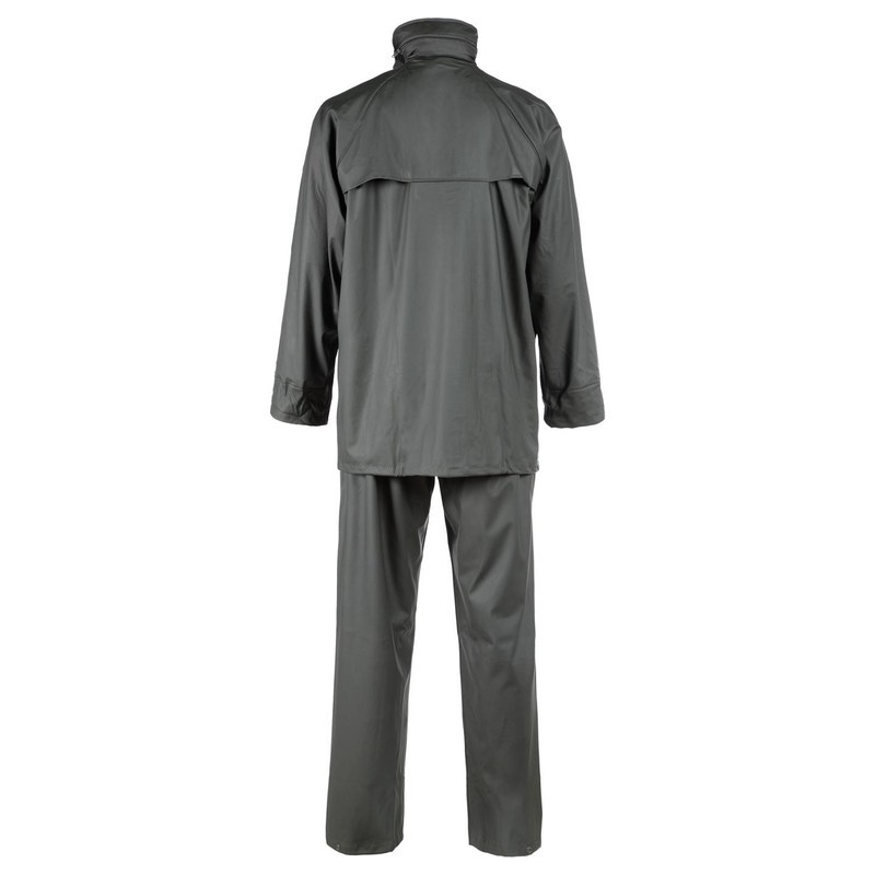 Ensemble de pluie de travail GUPPY Nine Worths kaki – vue arrière