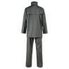 Ensemble de pluie de travail GUPPY Nine Worths kaki – vue arrière
