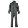 Ensemble de pluie GUPPY Nine Worths kaki – veste et pantalon avec poches