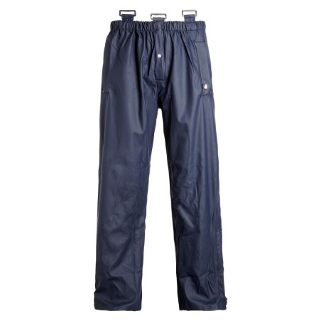 Pantalon de pluie SHARK Nine Worths bleu marine – vue de face détaillée