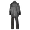 Ensemble de pluie de travail RAINY Nine Worths kaki – vue arrière