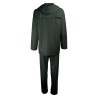 Vue arrière de l’ensemble de pluie vert veste et pantalon – Singer Safety