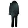 Ensemble de pluie professionnel vert avec veste à capuche et pantalon – Singer Safety VPLWINDY