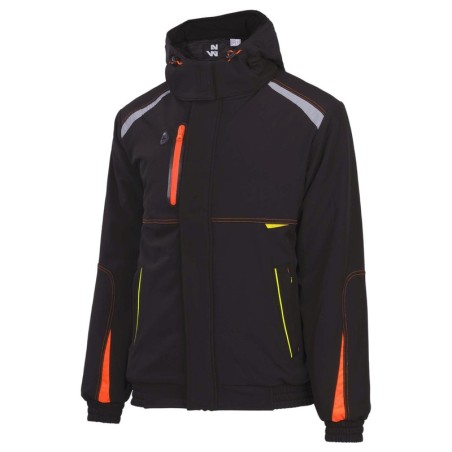 Veste softshell de travail imperméable vue de profil - MORANE NINE WORTHS