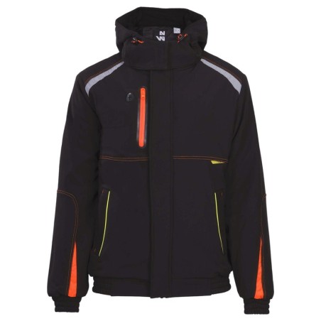 Veste softshell de travail imperméable vue de face - MORANE NINE WORTHS
