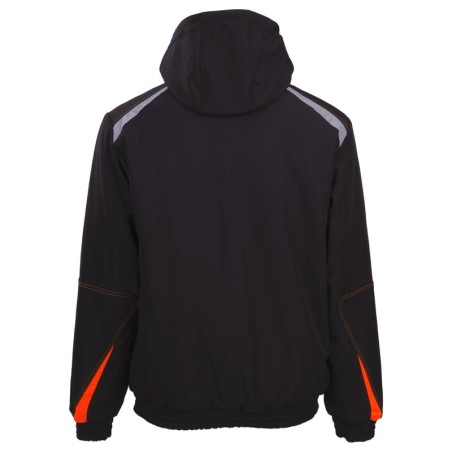 Parka softshell de travail imperméable vue de dos - MORANE NINE WORTHS