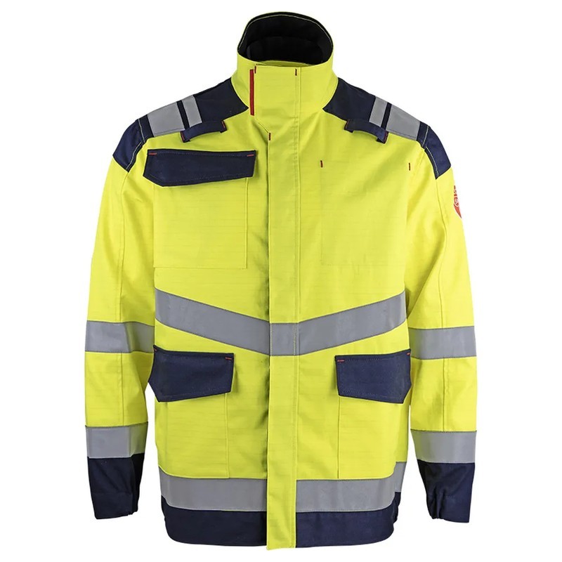 Veste de travail haute visibilité multirisques KRYPTON LMA jaune et marine