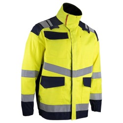 Veste haute visibilité multirisques ATEX RISK E3 jaune marine KRYPTON LMA