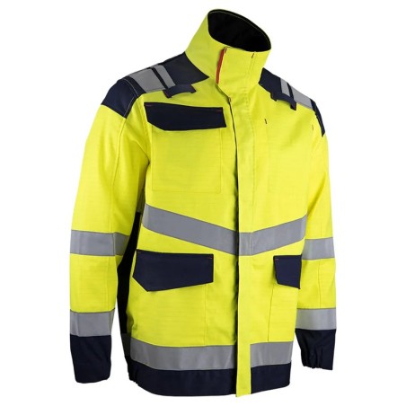 Veste haute visibilité multirisques ATEX RISK E3 jaune marine KRYPTON LMA