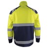 Dos de la veste haute visibilité multirisques ATEX RISK E3 KRYPTON LMA