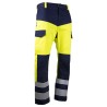 Pantalon haute visibilité multirisques RISK E3 XENON LMA jaune fluo marine