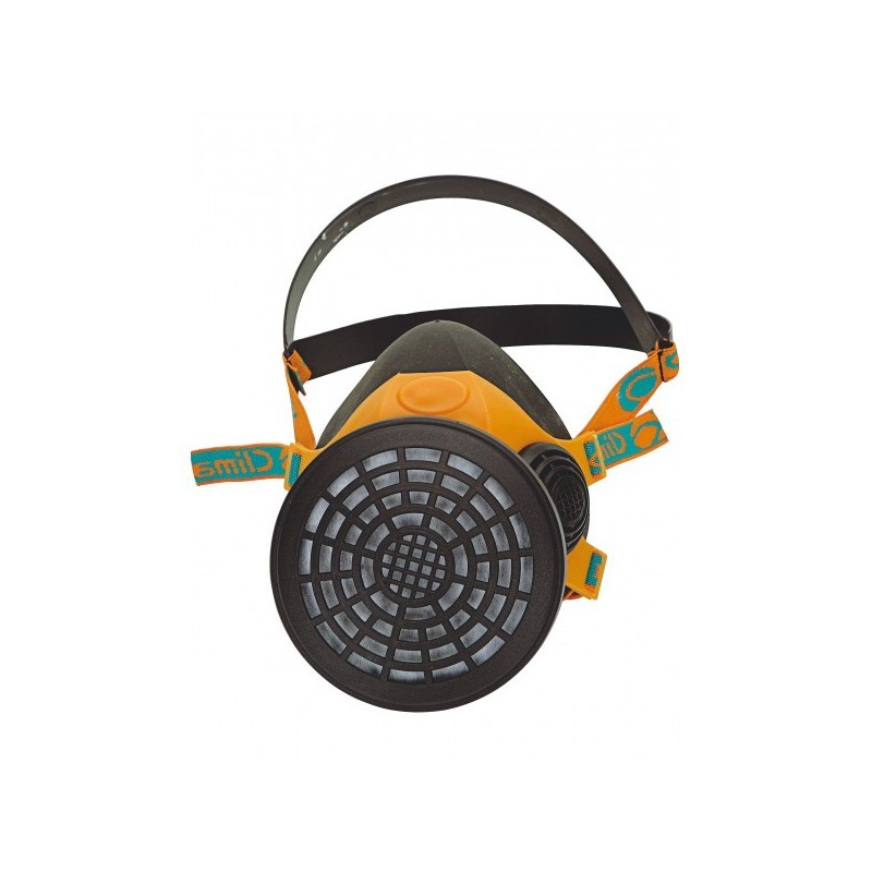 Demi masque respiratoire simple flitre caoutchouc gamme EPI professionnel haute protection