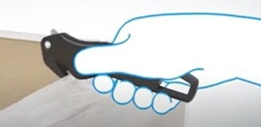 Couteaux à lames fixes protégées