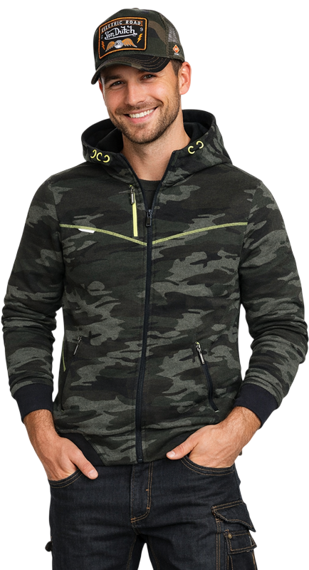 Homme casquette Von Dutch et Veste Botta