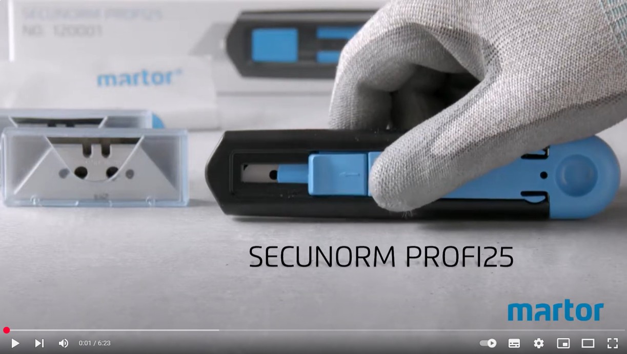 Vidéo de démonstration du couteau de sécurité